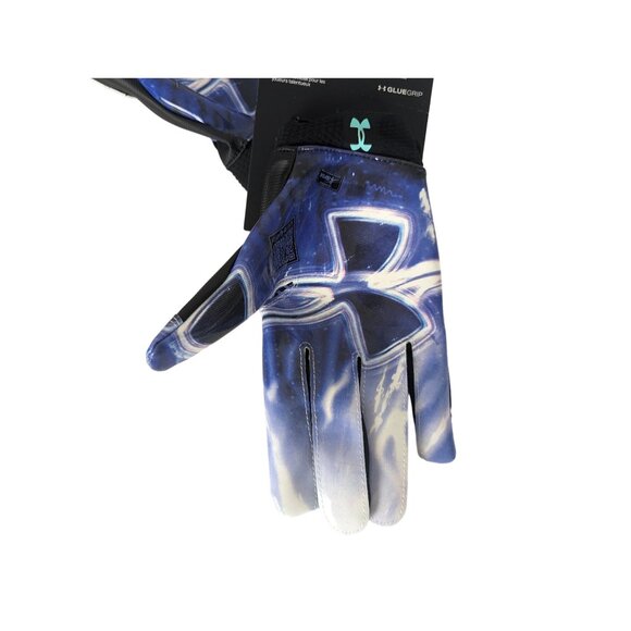 Under Armour Mens‎ UA BLUR Football Glove Skill Players Gluegrip Gloves sz L - Picture 5 of 12